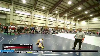 82 lbs Cons. Round 1 - Westyn Pugsley, Southern Idaho Wrestling Club vs Duke Beddoes, MURRAY