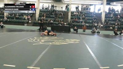 180 lbs Cons. Round 1 - Brooklyn Sage, Albion vs Alazhandra Williams, Hiram