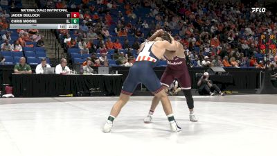 184 lbs Semis & 3rd Wb (16 Team) - Jaden Bullock, Virginia Tech vs Chris Moore, Illinois