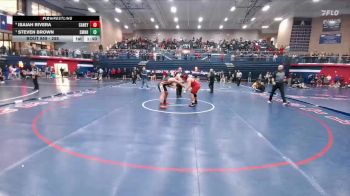 285 lbs Semifinal - Steven Brown, Shawnee Mission Northwest HS vs Isaiah Rivera, Conroe Caney Creek