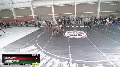 138 lbs Champ. Round 1 - Caleb Lewis, Spanish Fork vs Jaxson Taylor, Spring Creek