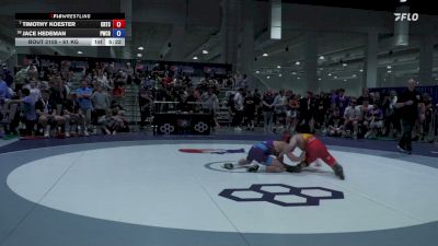 61 kg Champ. Rd Of 32 - Timothy Koester, Cyclone Regional Training Center C-RTC vs Jace Hedeman, Panther Wrestling Club RTC