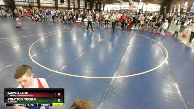 67 lbs Quarterfinal - Jaxton Lamb, Cougars Wrestling Club vs Stratton Mecham, Altamont