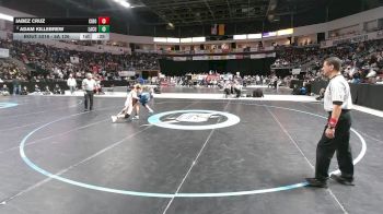 5A 126 lbs Cons. Round 3 - Adam Killebrew, La Cueva vs Jabez Cruz, Cibola