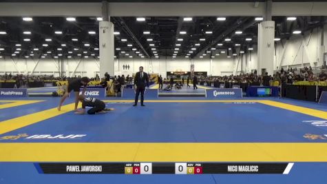 Nico Maglicic vs Pawel Jaworski 2025 World IBJJF Jiu-Jitsu No-Gi Championship