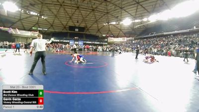 98 lbs Quarters - Scott Kim, Mat Demon Wrestling Club vs Gavin Garza, Victory Wrestling-Central WA