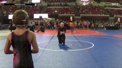 68 lbs Semifinal - Clayton Hoffman, Mine Yard Dogs Wrestling Club vs Knox Bussey, Windy City Wrestlers