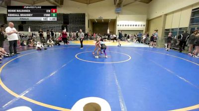 70 lbs Final - Rosie Baldanza, Cordoba Trained Girls vs Kendall Brahney, CT Whale Orca