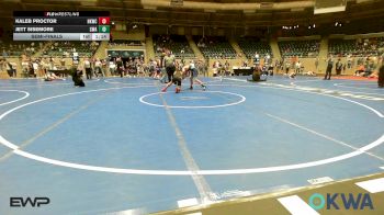 119 lbs Semifinal - Kaleb Proctor, Henryetta Knights Wrestling Club vs Jett Sisemore, Commandos Wrestling Academy