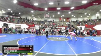 120 lbs Cons. Semi - Gracie Brosmer, Intense WC vs Taylor Engelking, Columbus North Wrestling