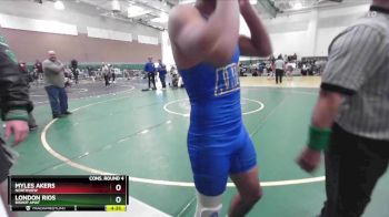 144 lbs Cons. Round 4 - London Rios, Bishop Amat vs Myles Akers, Northview