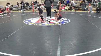 75 lbs Cons. Round 1 - Isaiah Ebner, DGF vs Silas Sinkfield, Super D Wrestling