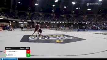 160 lbs Champ. Round 1 - Steven Kitzman, Dixon vs Caleb Baczek, Libertyville