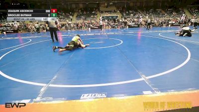 84 lbs Consi Of 32 #2 - Joaquin Ascencio, Team Donahoe vs BrocLee Butman, Eierman Elite