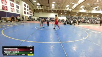 285 lbs Cons. Round 2 - Kaiden Cisneros, Arizona Christian University vs Abdullah Razzak, St. Ambrose University