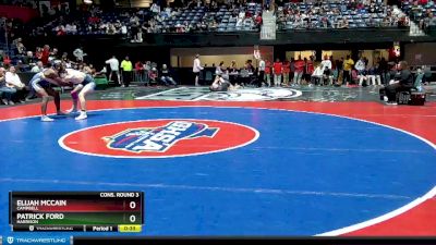 7A-190 lbs Cons. Round 3 - Elijah McCain, Campbell vs Patrick Ford, Harrison