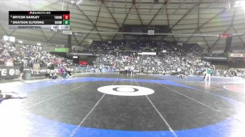 Boys 4A 126 lbs Quarterfinal - Drayson Elfering, Richland vs Brycen Dawley, Tahoma