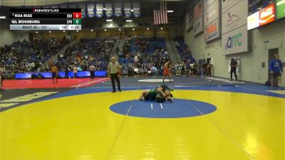157 lbs Champ. Round 2 - Koa Ruiz, California Baptist vs Gil Mossburg, Cal Poly Humboldt