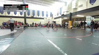 125lbs Quarterfinal - Alyssa Graciano, Sunnyside (Girls) vs Lindy Strowbridge, Rogers (Puyallup) (Girls)