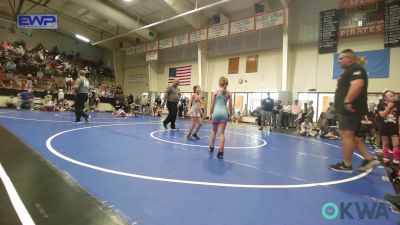 67 lbs Semifinal - Lainey Cariker, Collinsville Cardinal Youth Wrestling vs Averie Orth, Sperry Wrestling Club