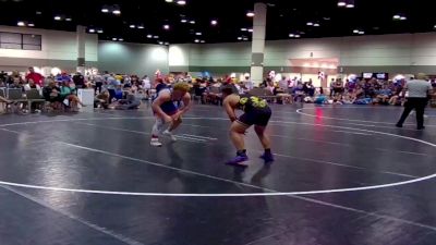 220 lbs Round 1 (6 Team) - Davin George, Michigan Blue vs Preston Cavalier, SD Renegades