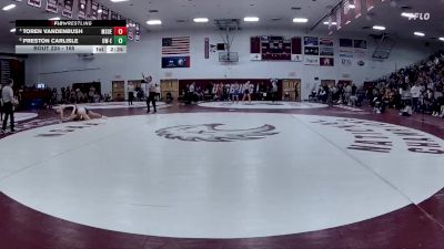 165 lbs Cons. Semi - Toren Vandenbush, Msoe vs Preston Carlisle, Wisconsin-Eau Claire