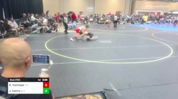 150 lbs Consi Of 16 #2 - Ryder Yoshitake, Titan Mercury WC vs Joaquin Castro, Inland Elite