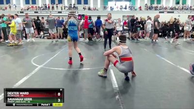 100 lbs Round 2 (6 Team) - Dexter Ward, Killer Elite vs Savannah Kerr, Finger Lakes Elite