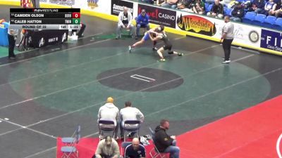 117 lbs Round Of 32 - Camden Olson, Derry Area vs Caleb Hatton, Twin Valley