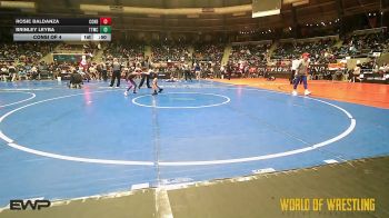 78 lbs Consi Of 4 - Rosie Baldanza, Cordoba Trained vs Brinley Leyba, Team Tulsa Wrestling Club