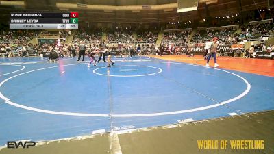 78 lbs Consi Of 4 - Rosie Baldanza, Cordoba Trained vs Brinley Leyba, Team Tulsa Wrestling Club