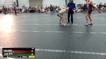 138 lbs Round 6 (8 Team) - Luke Ruel, Sly Fox vs Leo Kern, Grit Mat Club