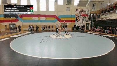132 lbs Cons. Round 2 - Corbin Donner, Laramie vs Zaden Seibel, Laramie