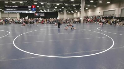100 lbs 5th Place Match - Kylee Ooton, Prodigy Wrestling vs Mya Beckett, Team Nazar Training Center