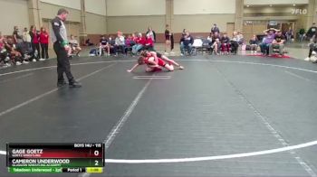 115 lbs Round 3 - Gage Goetz, Goetz Wrestling vs Cameron Underwood, Glasgow Wrestling Academy