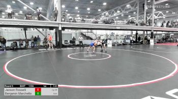 113A lbs Rr Rnd 3 - Jaxson Rosselli, Cp Wrestling vs Benjamin Marchetto, Iron Horse / West Milford