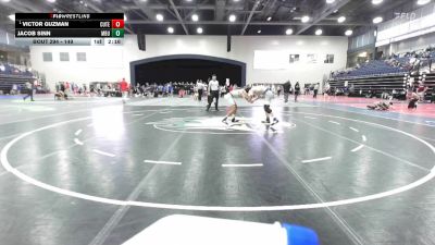 149 lbs Quarterfinal - Victor Guzman, Cumberland (Tenn.) vs Jacob Sinn, Missouri Baptist University