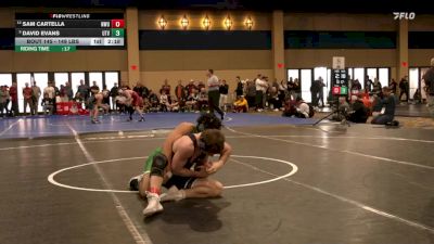 149 lbs Rd Of 16 - Sam Cartella, Northwestern vs David Evans, Utah Valley