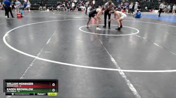 150 lbs Placement Matches (16 Team) - Kaden Brownlow, Columbus vs William Moninger, Broken Bow