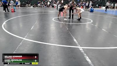 150 lbs Placement Matches (16 Team) - Kaden Brownlow, Columbus vs William Moninger, Broken Bow