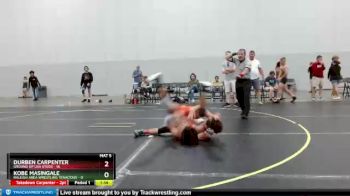 130 lbs Semis & 1st Wrestleback (8 Team) - Durben Carpenter, Ground Up USA Studs vs Kobe Masingale, Raleigh Area Wrestling Tenacious