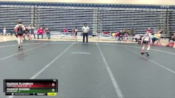 72 lbs Round 5 (6 Team) - Maddox Plambeck, Terps East Coast Elite vs Maddox Rogers, Riverheads