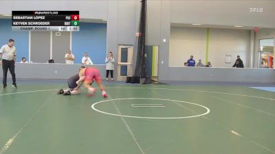 285 lbs Champ. Round 1 - Sebastian Lopez, Pratt Community College vs Keyven Schroeder, Barton