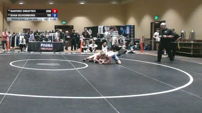126 lbs Cons. Rd Of 16 - Santino DiMatteo, Shore Thing Wrestling Club vs Evan Schomburg, TWC
