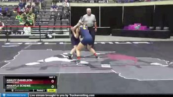 120 lbs Champ. Round 2 - Makayla Schewe, Boyceville vs Ashley Danielson, Wausau West