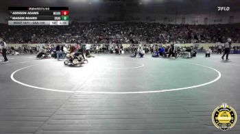G5A-140 lbs 1st Place Match - Addison Adams, McLoud-Girls vs Maggie Beaird, Skiatook-Girls