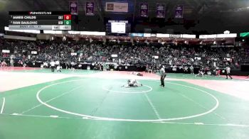 55 lbs Quarterfinal - James Childs, CRT2 vs Ivan Baulovic, HEW1