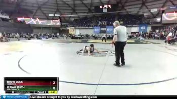 2A 126 lbs Cons. Round 2 - Izaiah Smith, North Mason vs Drew Lock, Aberdeen