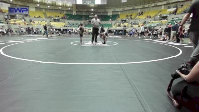 58 lbs Consi Of 4 - Sawyer Bring, Dover Youth Wrestling Club vs Hawkins Smith, Mountain Home Flyers Youth Wrestling Club