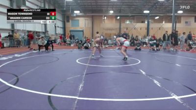 141 lbs Cons. Round 4 - Braden Carson, Eastern Oregon University vs Mason Townsend, Unattached